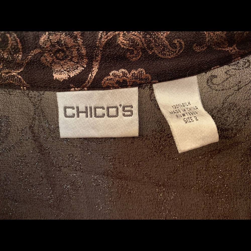 Chico’s Sheer Top - Picture 2 of 3